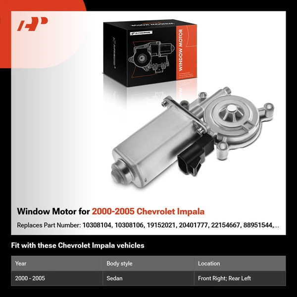 Window Motor for 2000-2005 Chevrolet Impala