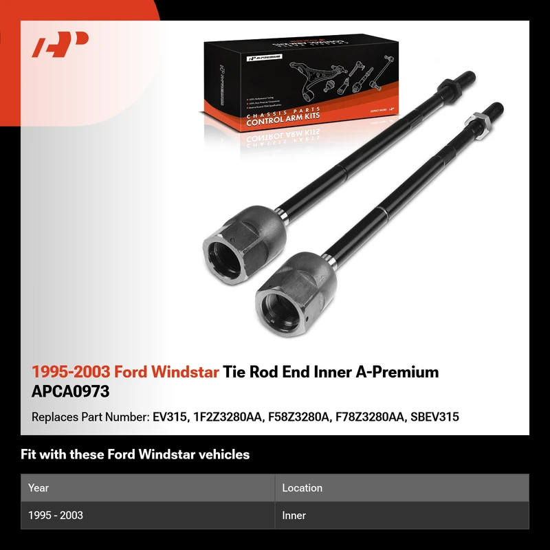 1995-2003 Ford Windstar Tie Rod End Inner A-Premium APCA0973