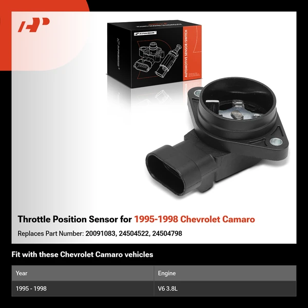 Throttle Position Sensor for 1995-1998 Chevrolet Camaro