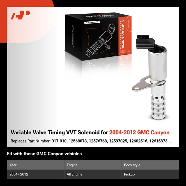 Variable Valve Timing VVT Solenoid for 2004-2012 GMC Canyon