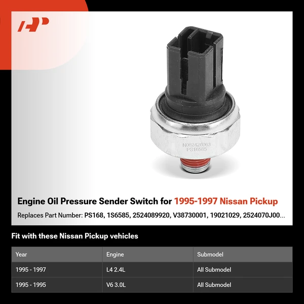 Engine Oil Pressure Sender Switch for 1995-1997 Nissan Pickup