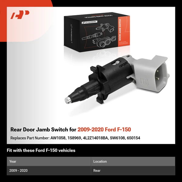 Rear Door Jamb Switch for 2009-2020 Ford F-150