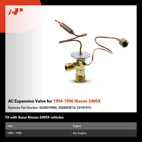 AC Expansion Valve for 1994-1996 Nissan 240SX