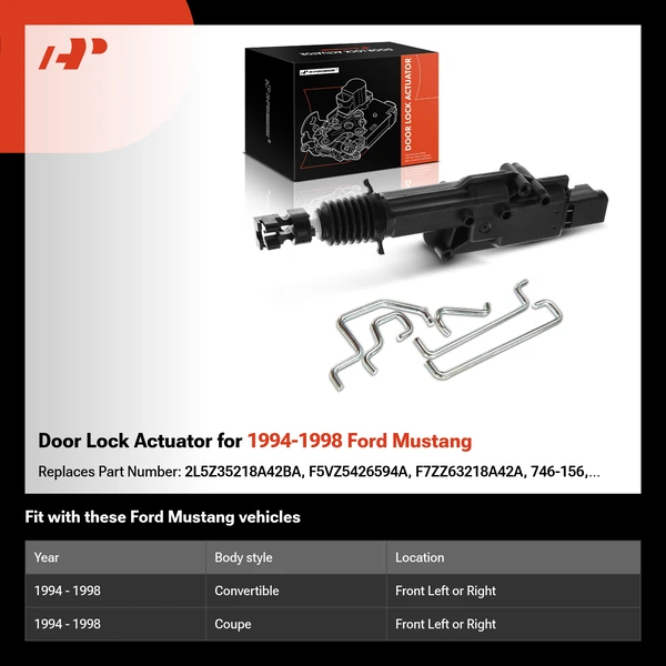 Door Lock Actuator for 1994-1998 Ford Mustang