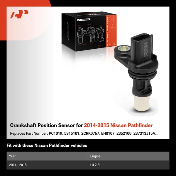 Crankshaft Position Sensor for 2014-2015 Nissan Pathfinder
