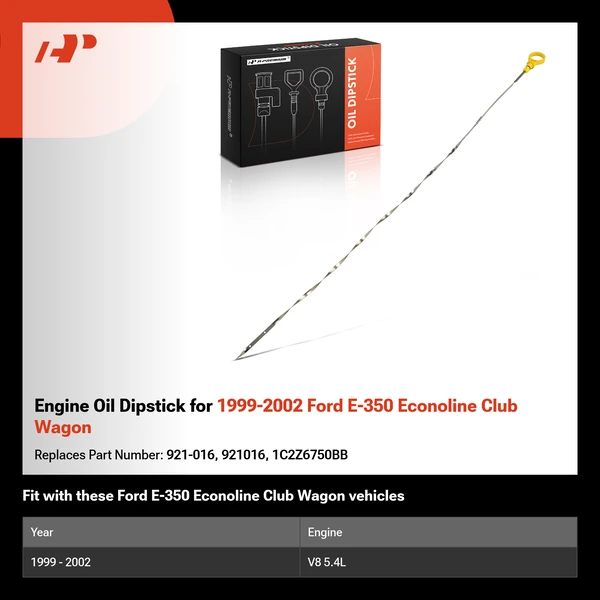 Engine Oil Dipstick for 1999-2002 Ford E-350 Econoline Club Wagon