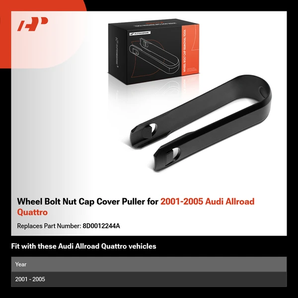 Wheel Bolt Nut Cap Cover Puller for 2001-2005 Audi Allroad Quattro