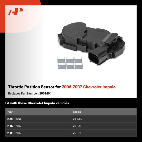 Throttle Position Sensor for 2006-2007 Chevrolet Impala