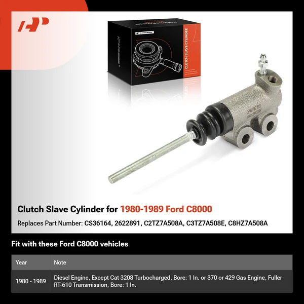Clutch Slave Cylinder for 1980-1989 Ford C8000