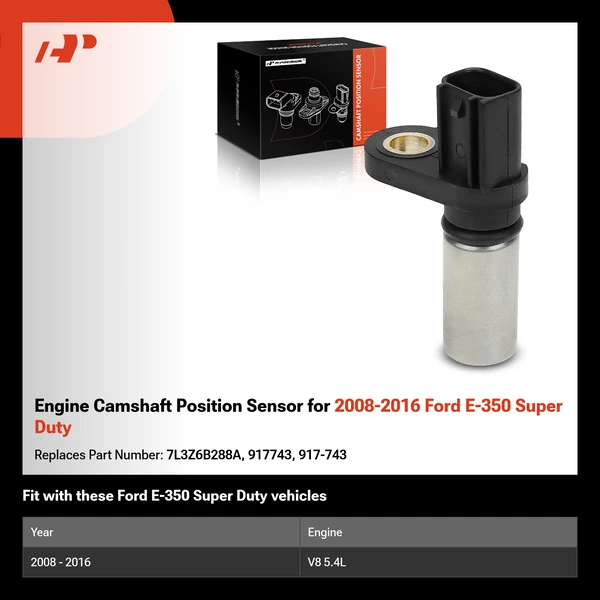 Engine Camshaft Position Sensor for 2008-2016 Ford E-350 Super Duty