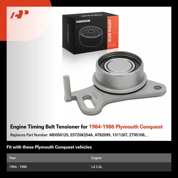 Engine Timing Belt Tensioner for 1984-1986 Plymouth Conquest