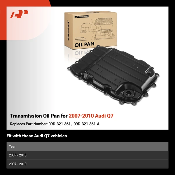 Transmission Oil Pan for 2007-2010 Audi Q7