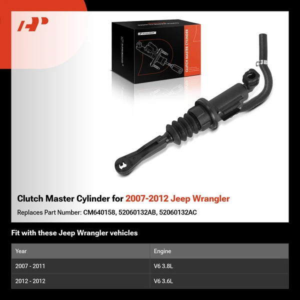 Clutch Master Cylinder for 2007-2012 Jeep Wrangler