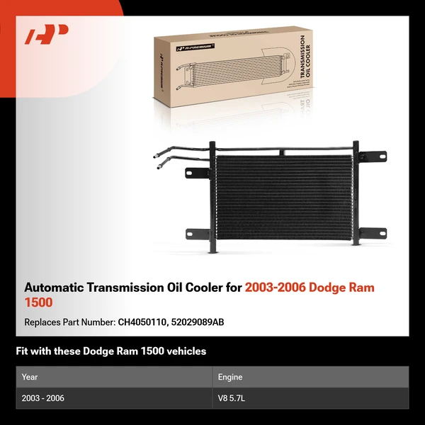 Automatic Transmission Oil Cooler for 2003-2006 Dodge Ram 1500
