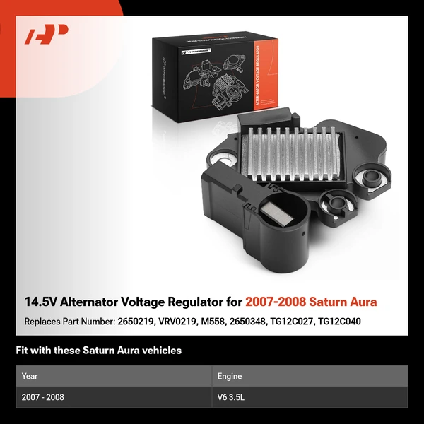 14.5V Alternator Voltage Regulator for 2007-2008 Saturn Aura