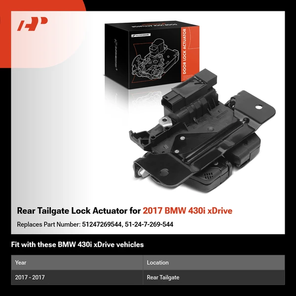 Rear Tailgate Lock Actuator for 2017 BMW 430i xDrive