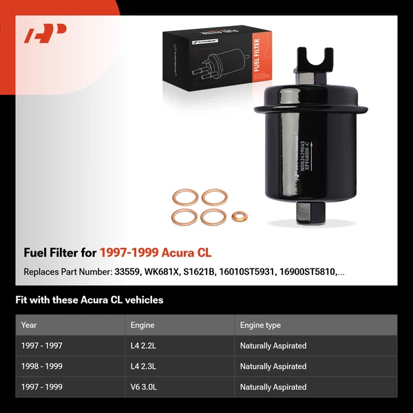 Fuel Filter for 1997-1999 Acura CL