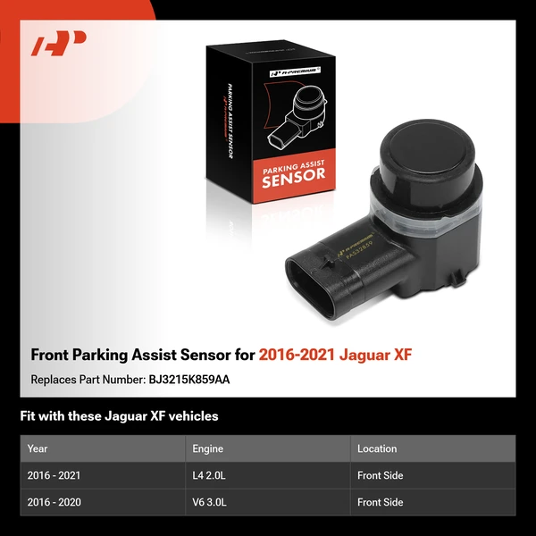 Front Parking Assist Sensor for 2016-2021 Jaguar XF