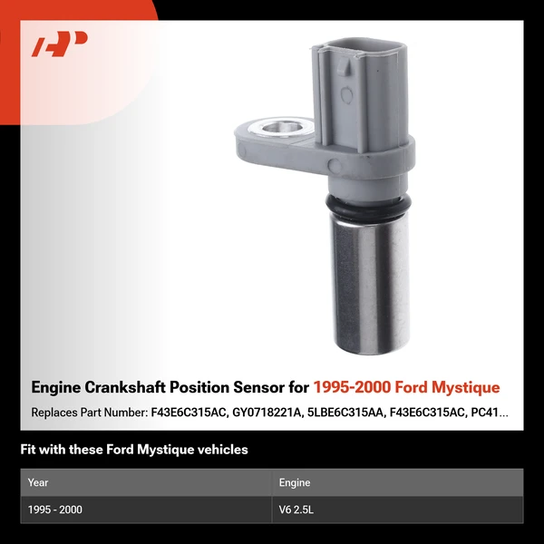 Engine Crankshaft Position Sensor for 1995-2000 Ford Mystique