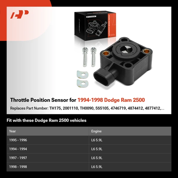 Throttle Position Sensor for 1994-1998 Dodge Ram 2500