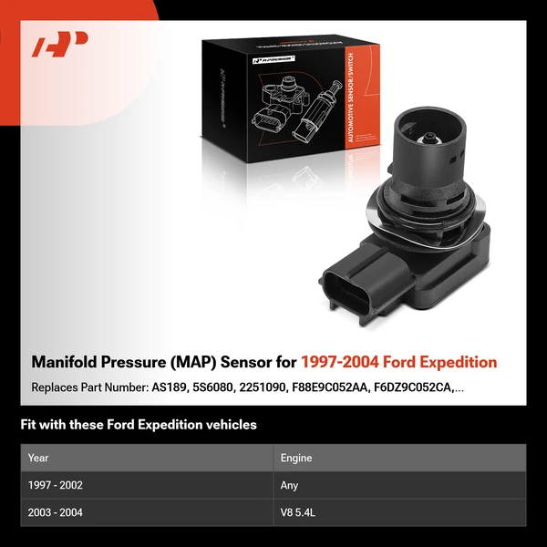 Manifold Pressure (MAP) Sensor for 1997-2004 Ford Expedition