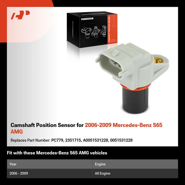 Camshaft Position Sensor for 2006-2009 Mercedes-Benz S65 AMG