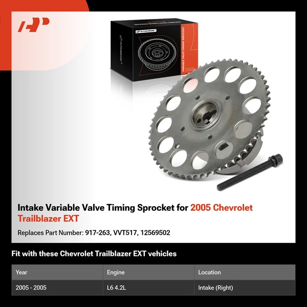 Intake Variable Valve Timing Sprocket for 2005 Chevrolet Trailblazer EXT