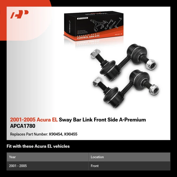 2001-2005 Acura EL Sway Bar Link Front Side A-Premium APCA1780