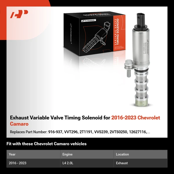 Exhaust Variable Valve Timing Solenoid for 2016-2023 Chevrolet Camaro