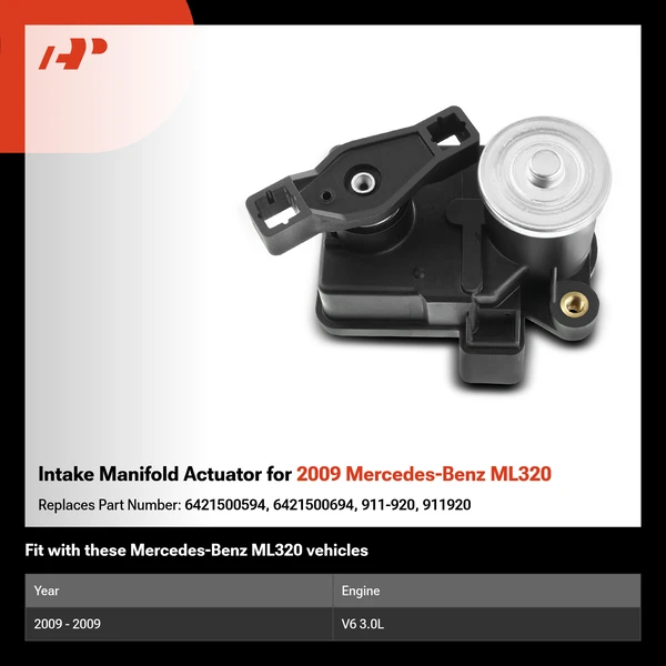 Intake Manifold Actuator for 2009 Mercedes-Benz ML320