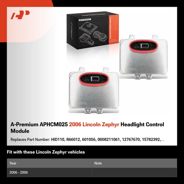 A-Premium APHCM025 2006 Lincoln Zephyr Headlight Control Module