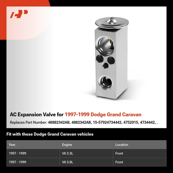AC Expansion Valve for 1997-1999 Dodge Grand Caravan