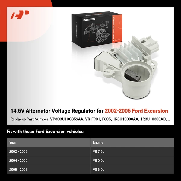 14.5V Alternator Voltage Regulator for 2002-2005 Ford Excursion