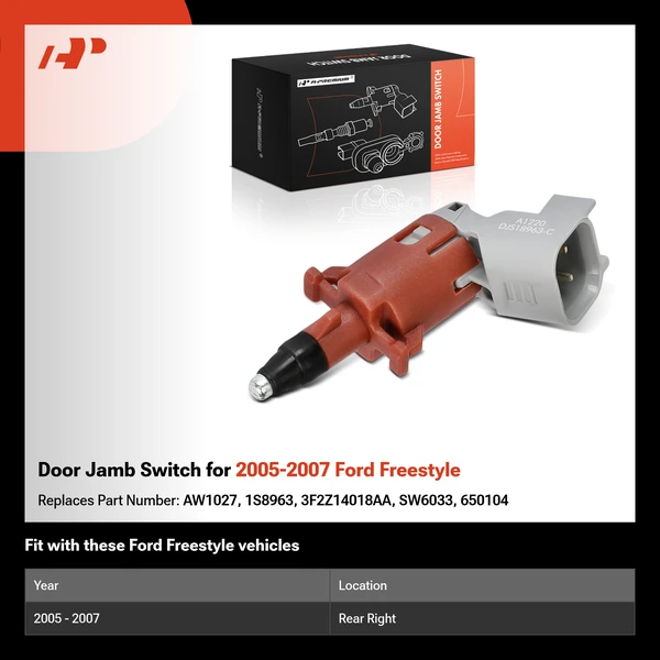 Door Jamb Switch for 2005-2007 Ford Freestyle