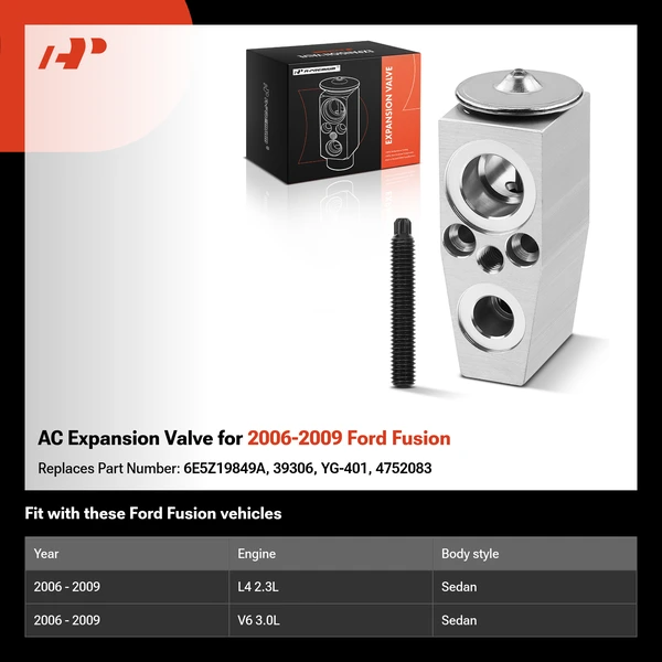 AC Expansion Valve for 2006-2009 Ford Fusion