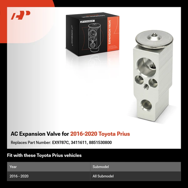 AC Expansion Valve for 2016-2020 Toyota Prius