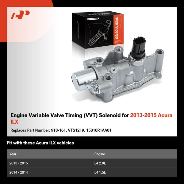Engine Variable Valve Timing (VVT) Solenoid for 2013-2015 Acura ILX