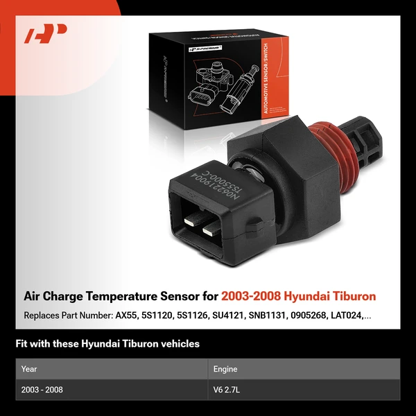 Air Charge Temperature Sensor for 2003-2008 Hyundai Tiburon