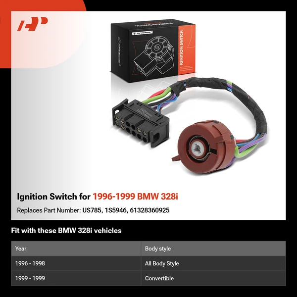Ignition Switch for 1996-1999 BMW 328i