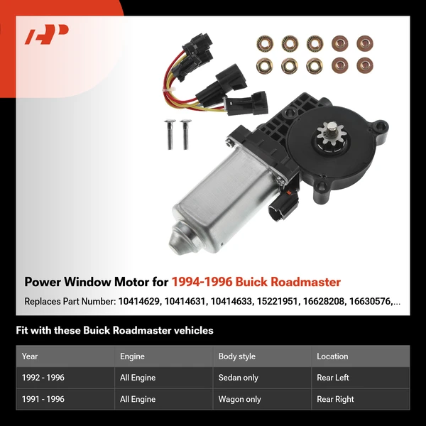 Power Window Motor for 1994-1996 Buick Roadmaster