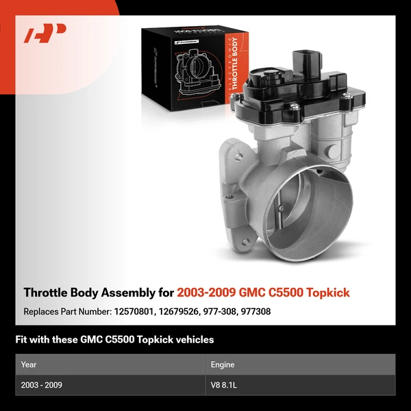 Throttle Body Assembly for 2003-2009 GMC C5500 Topkick