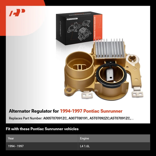 Alternator Regulator for 1994-1997 Pontiac Sunrunner