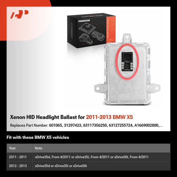 Xenon HID Headlight Ballast for 2011-2013 BMW X5