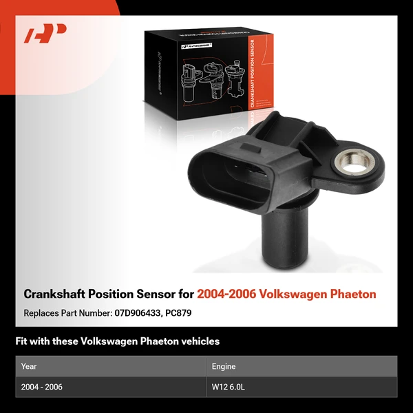 Crankshaft Position Sensor for 2004-2006 Volkswagen Phaeton