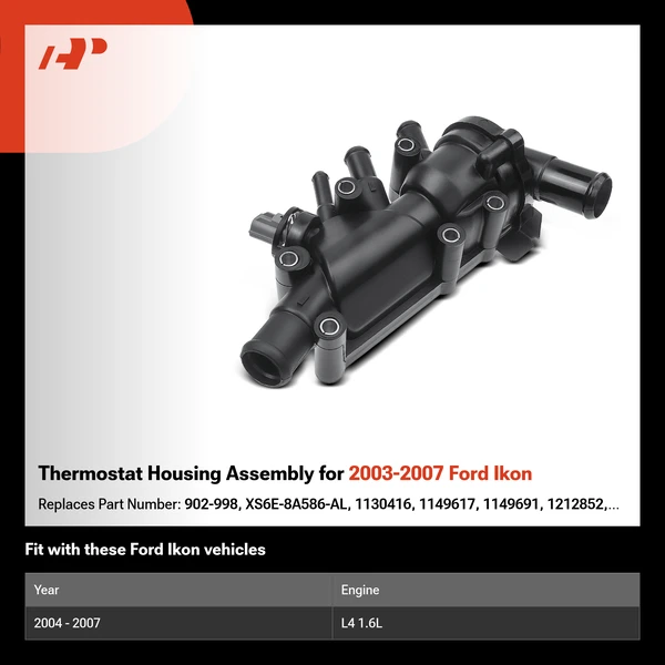 Thermostat Housing Assembly for 2003-2007 Ford Ikon