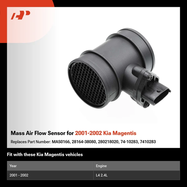 Mass Air Flow Sensor for 2001-2002 Kia Magentis