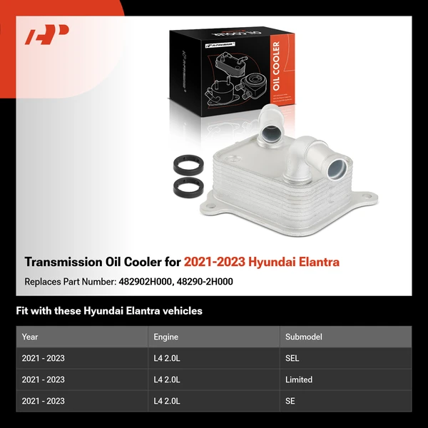 Transmission Oil Cooler for 2021-2023 Hyundai Elantra