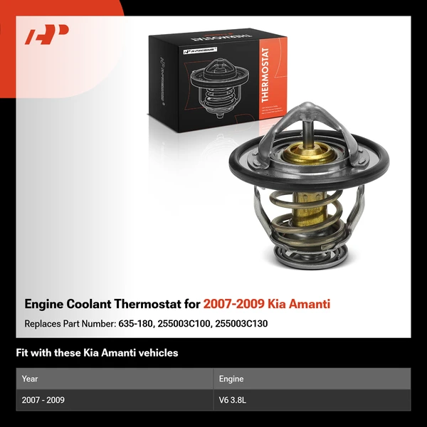 Engine Coolant Thermostat for 2007-2009 Kia Amanti