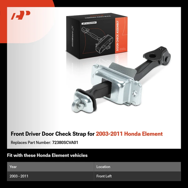 Front Driver Door Check Strap for 2003-2011 Honda Element