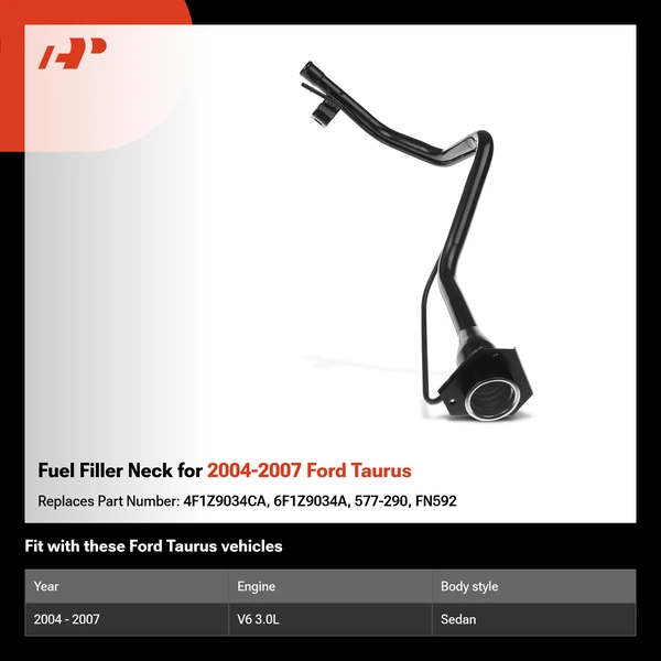 Fuel Filler Neck for 2004-2007 Ford Taurus